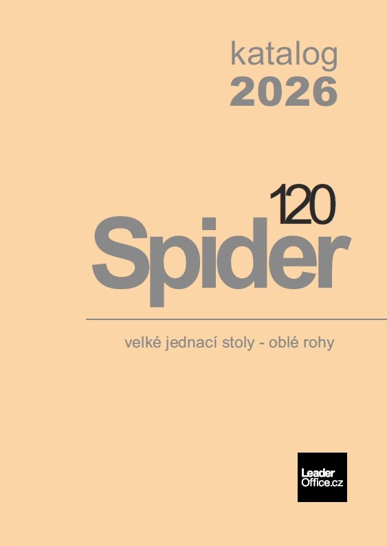 Spider 120 články katalog titulní strana jednací stoly velké